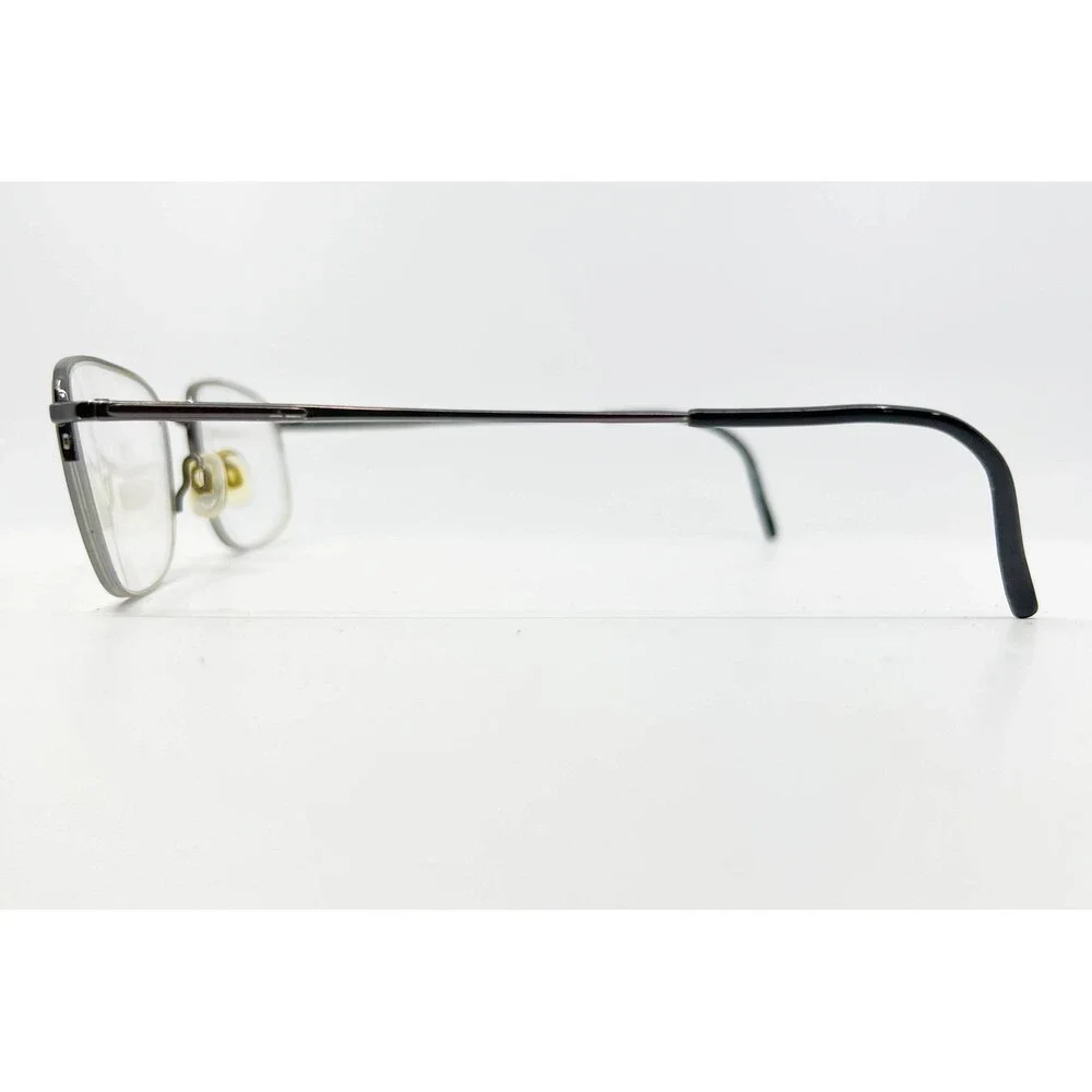 Duraflex Eyeglasses Frames Mens Gunmetal Half Rim DF2506 54-19-140